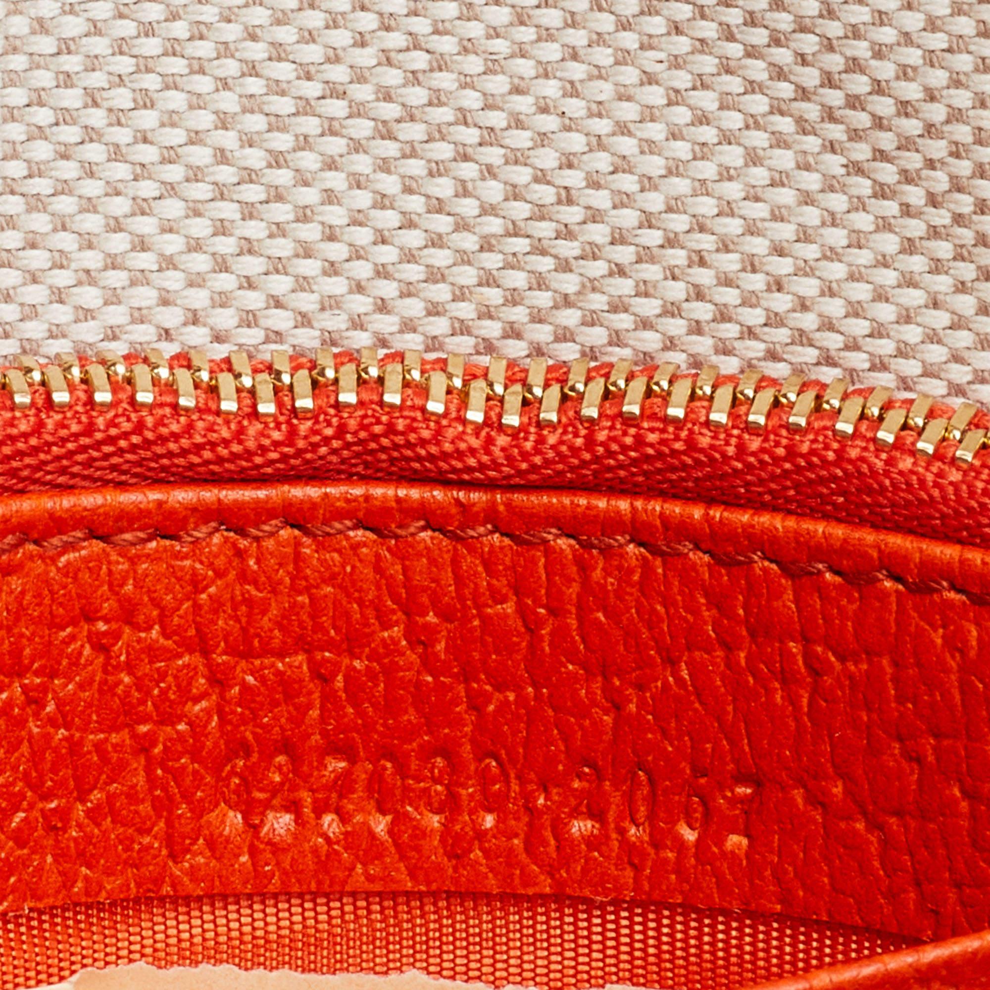 Gucci Multicolor Crochet Fabric and Leather Saint Tropez Zip Pouch 7
