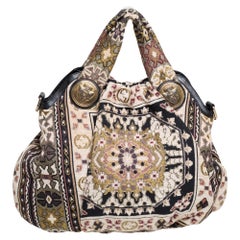 Gucci Multicolor Embroidered Tapestry Fabric Large Hysteria Hobo