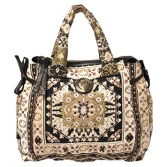Gucci Multicolor Embroidered Tapestry Fabric Large Hysteria Tote