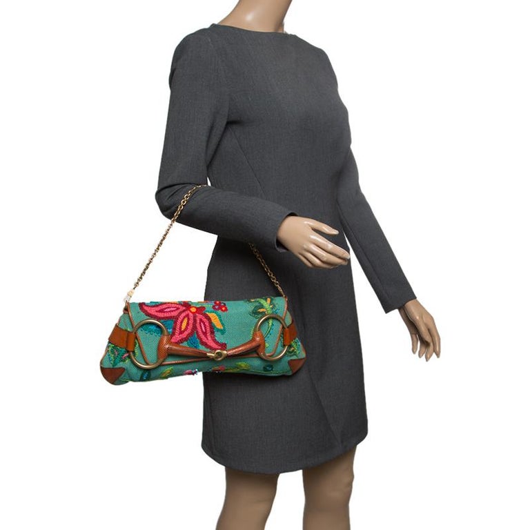 Gucci Multicolor Fabric Limited Edition Tom Ford Horsebit ...