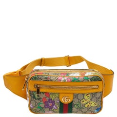 Gucci Multicolor Flora GG Supreme Coated Canvas And Leather Ophidia Belt Bag