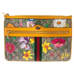 Gucci Multicolor Flora GG Supreme Ophidia Pouch