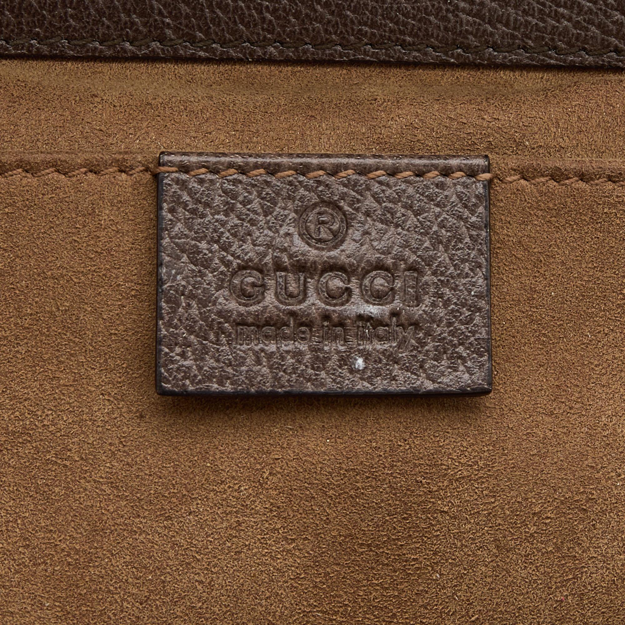 Gucci Multicolor Floral GG Supreme Canvas Small Padlock Shoulder Bag 5
