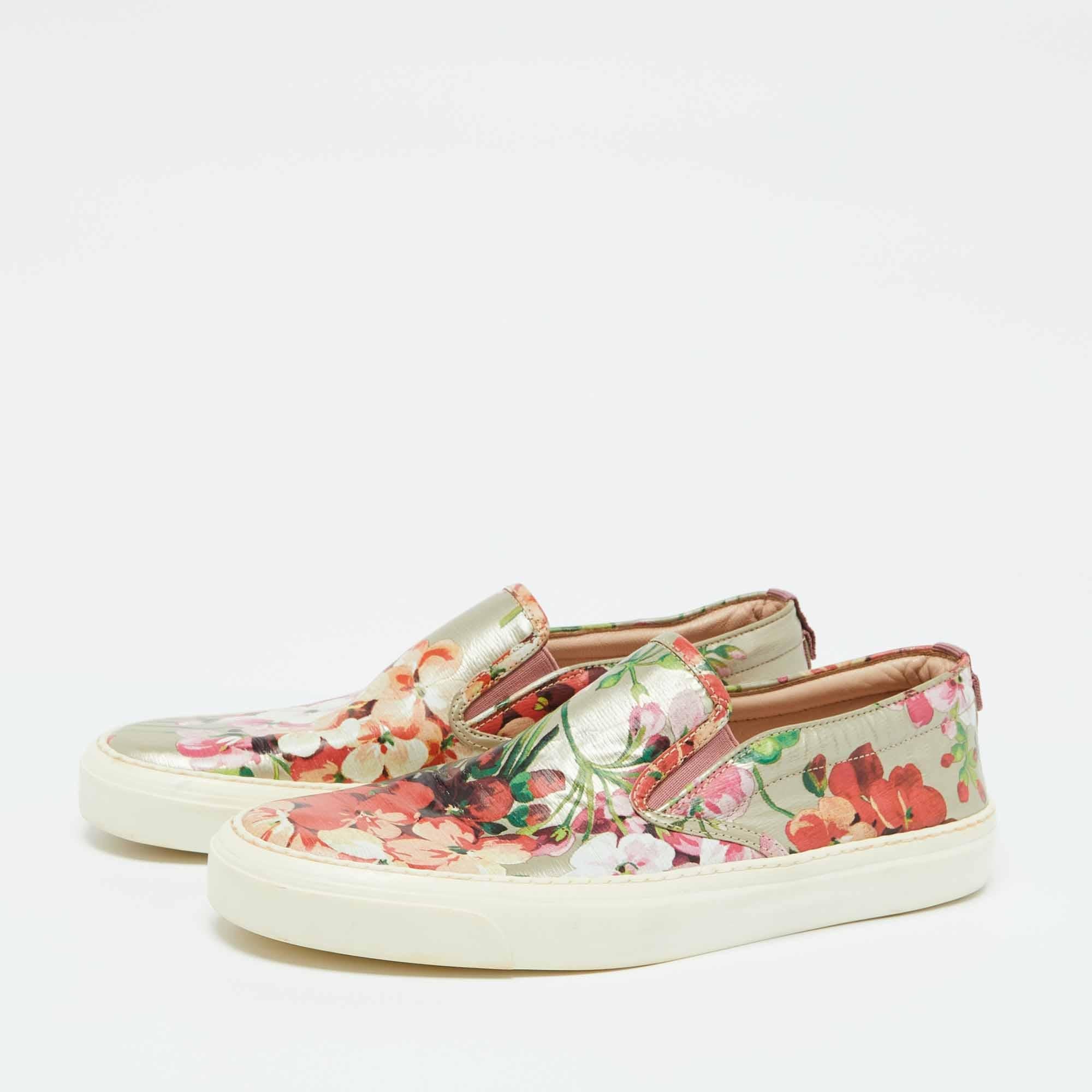 Coming in a classic silhouette  these designer sneakers are a seamless combination of luxury  comfort  and style. These sneakers are finished with signature details and comfortable insoles.