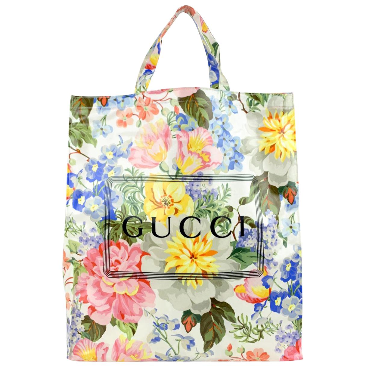 gucci print tote