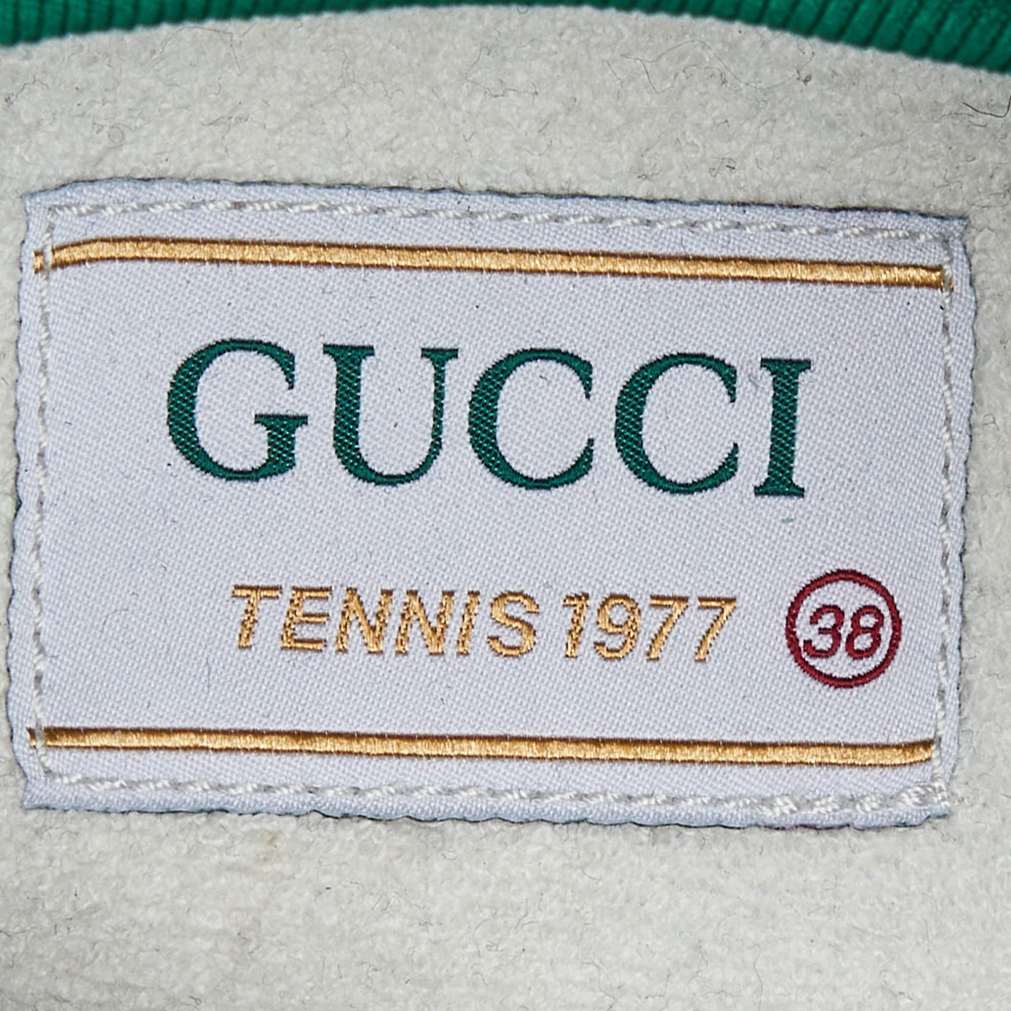 Gucci Multicolor GG Canvas Tennis 1977 Sneakers Size 38 2
