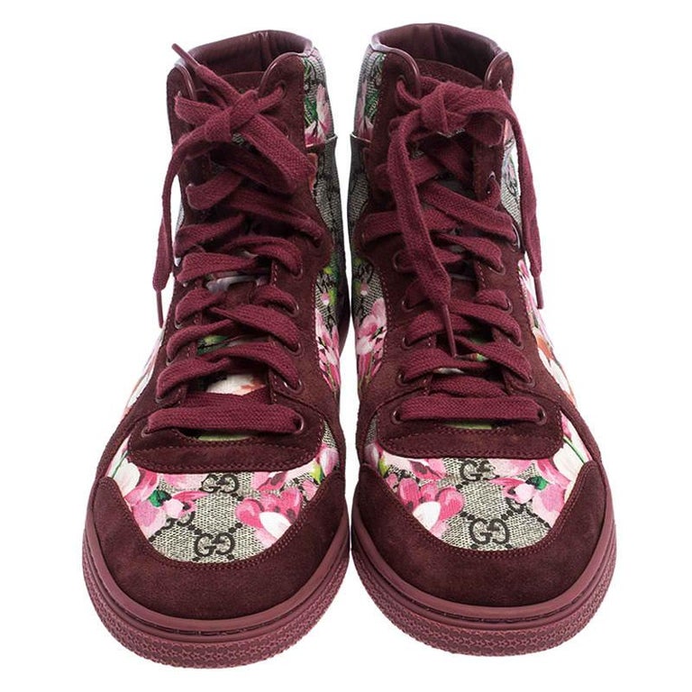 gucci floral sneakers women