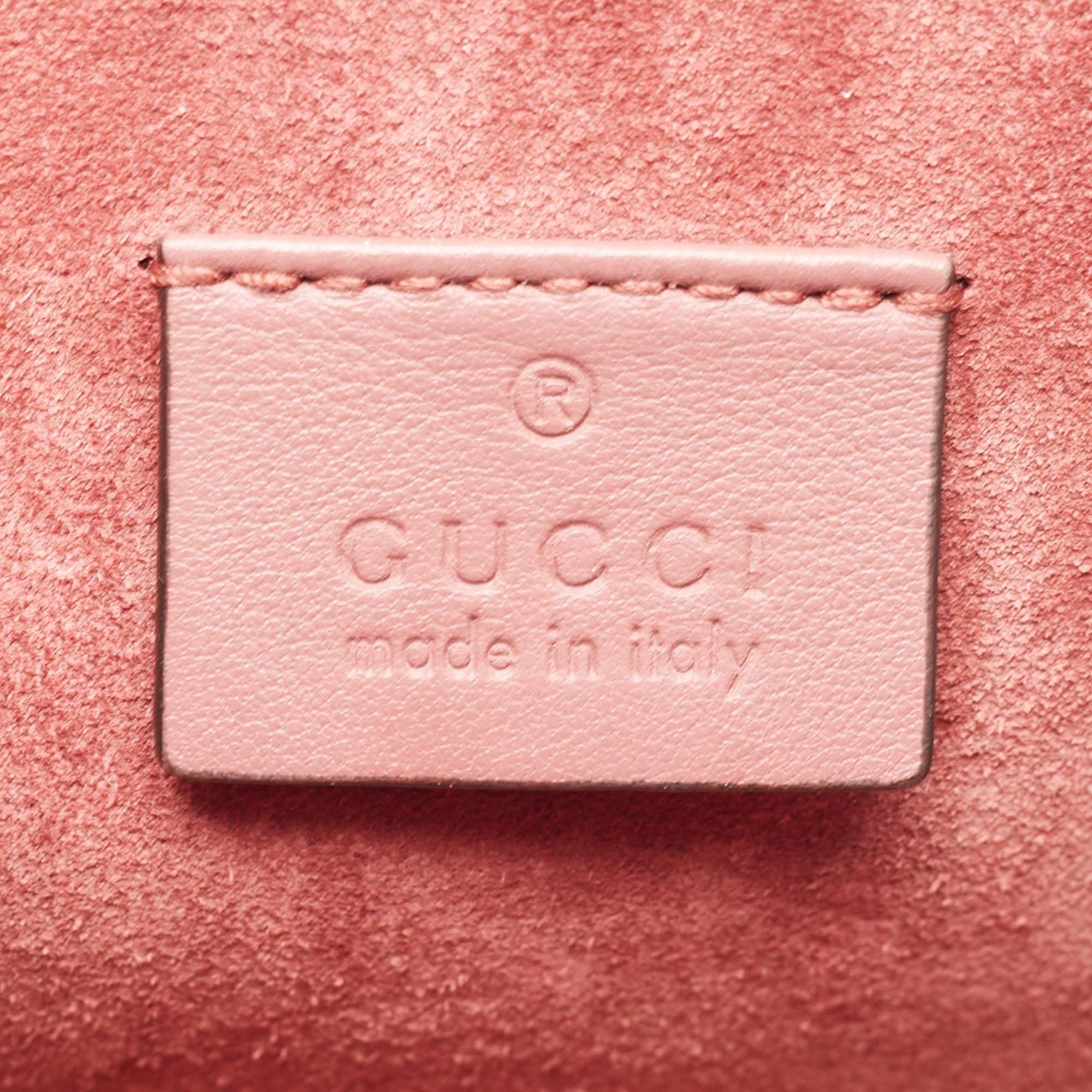 Gucci Multicolor GG Supreme Blooms Canvas and Suede Mini Dionysus Shoulder Bag 2