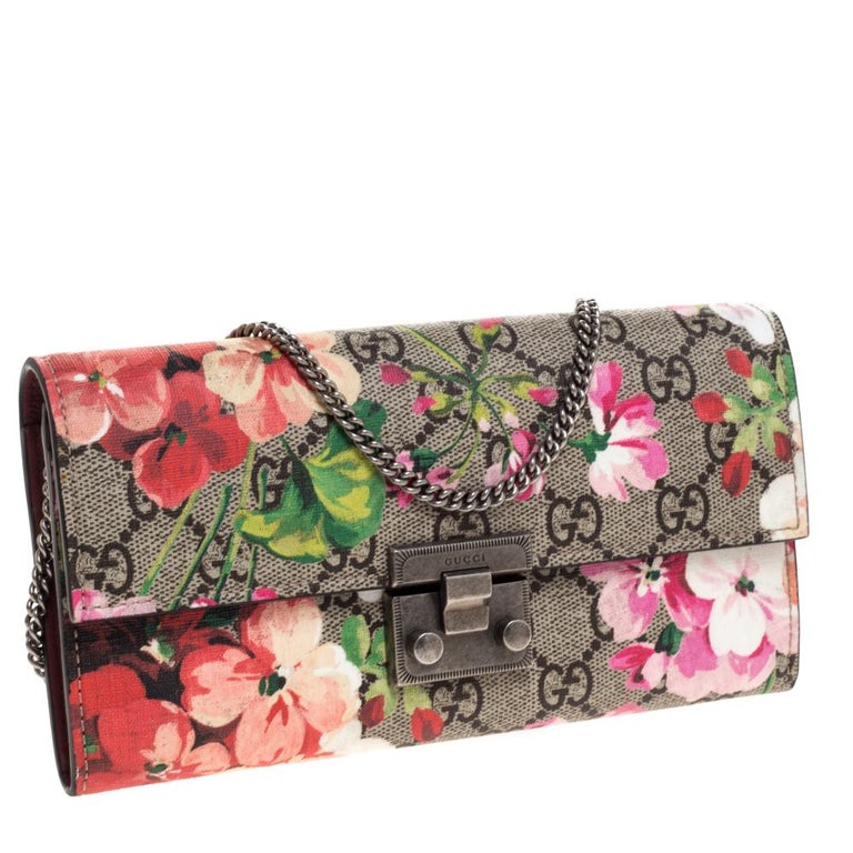 Gucci Dionysus Supreme Blooms Wallet on Chain