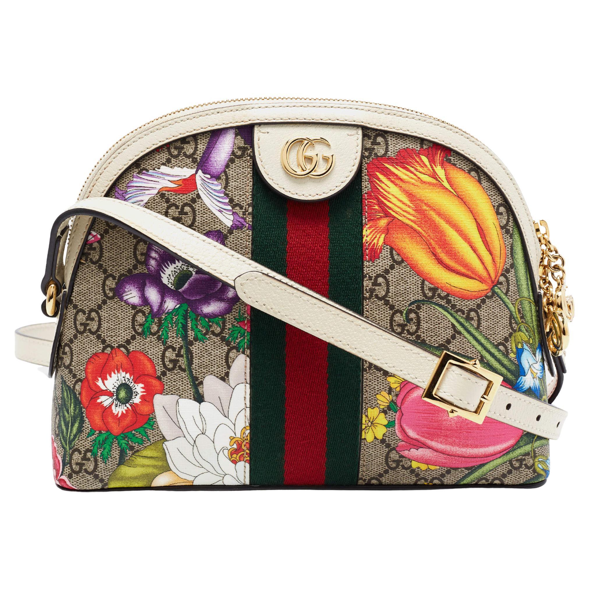 Saint Laurent Wallet on Chain Floral Print - Multicolored – Kith