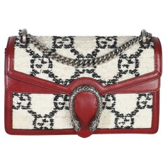 Gucci Multicolor GG Tweed Monogram Small Dionysus Bag