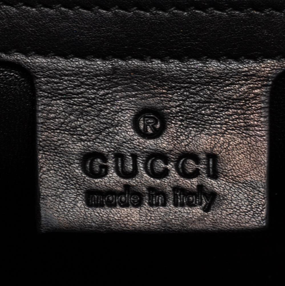 Gucci Multicolor Holographic Crackled Leather Heartbeat Clutch 7