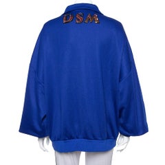 Gucci Multicolor Jersey Tiger Applique Detail Drop Shoulder Track Jacket L