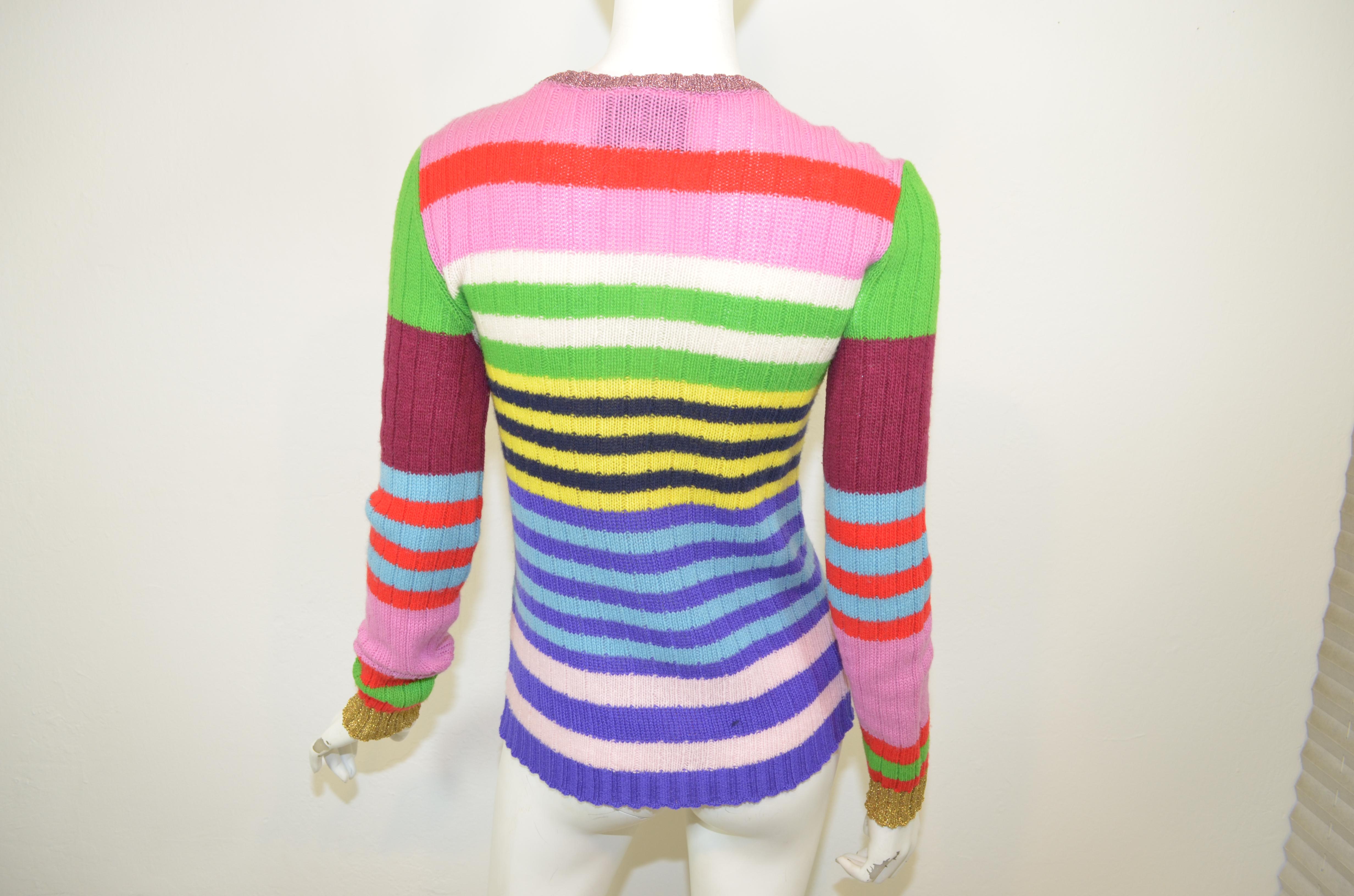 gucci multicolor sweater
