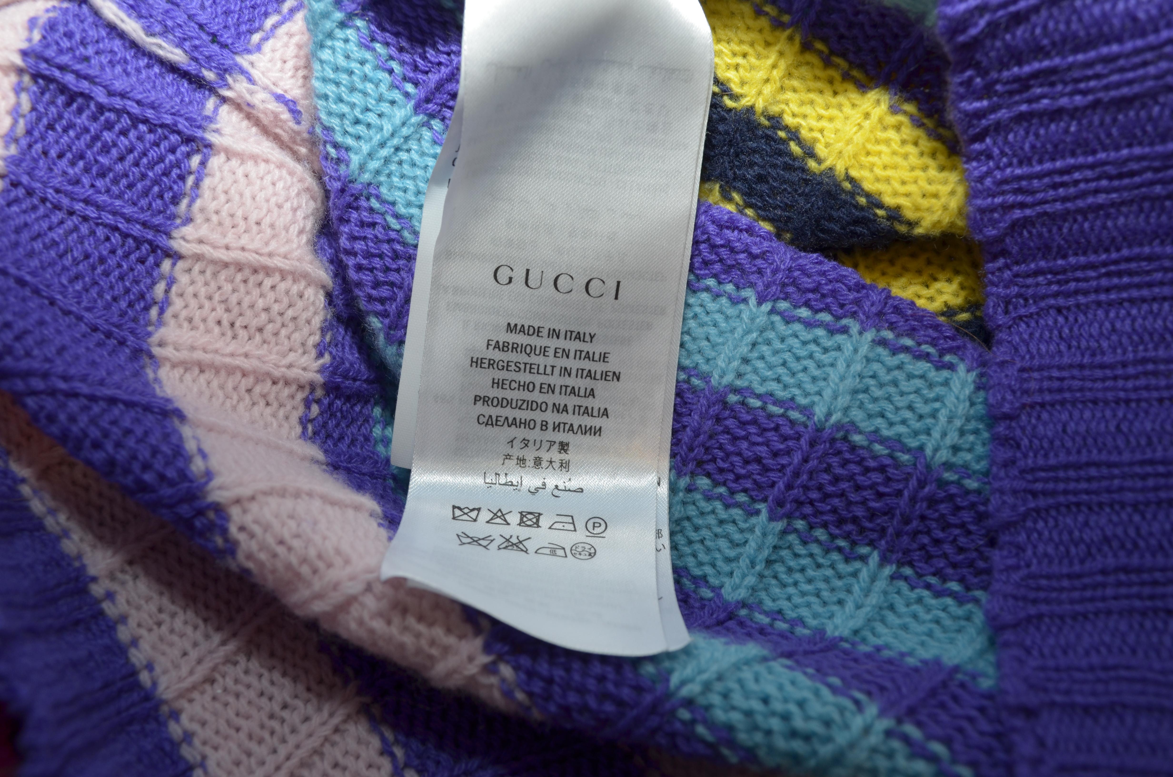 gucci embroidered sweater