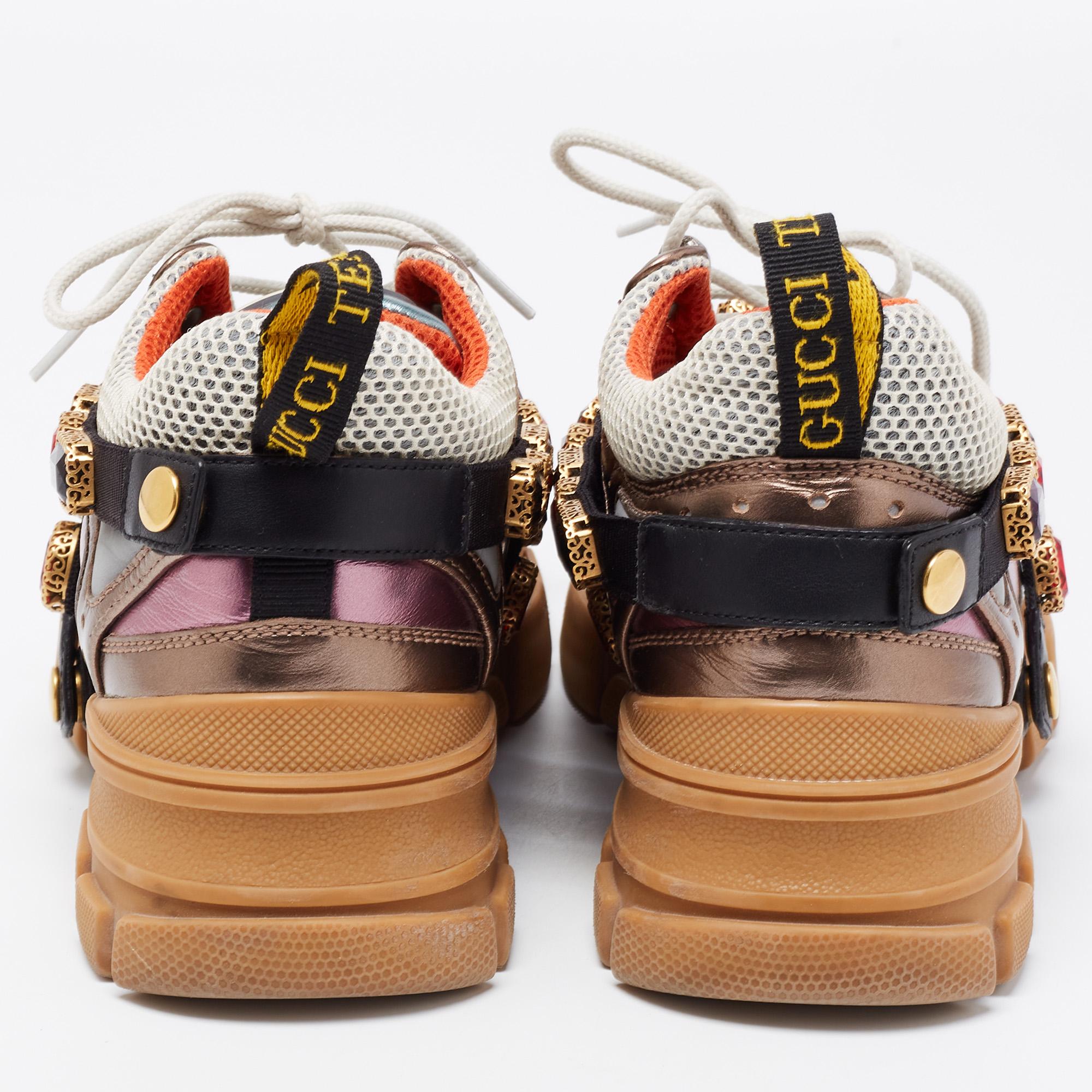 Gucci flashtrek deals sneaker aus leder