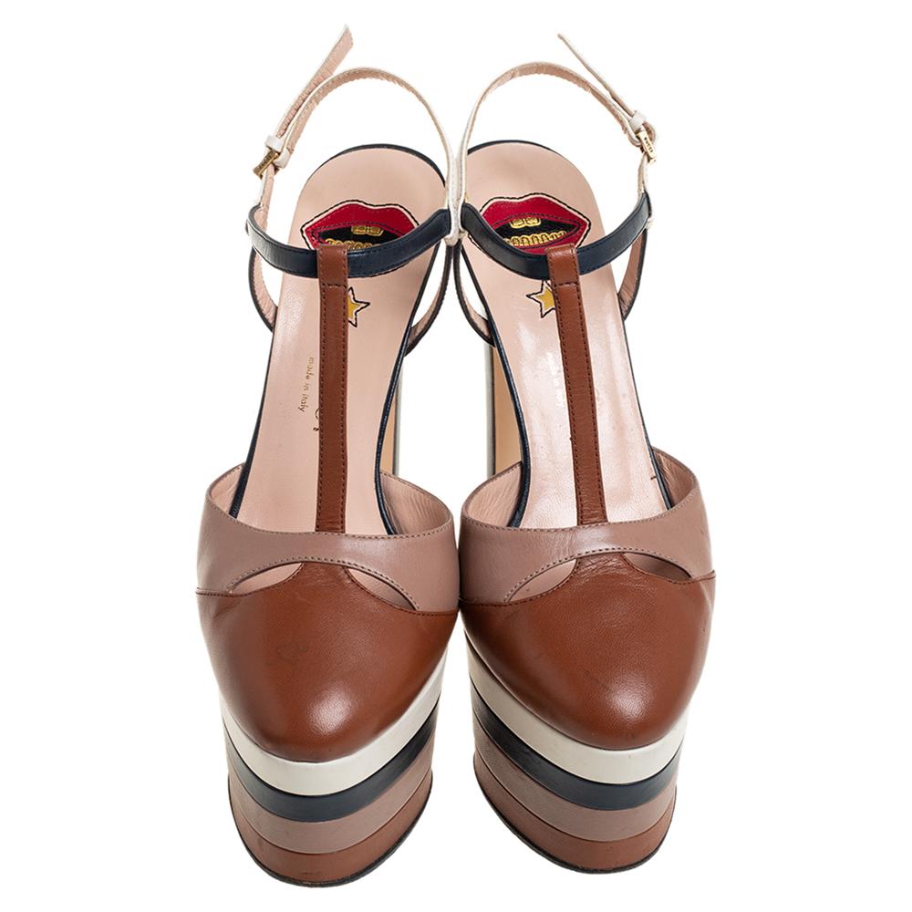 gucci heels platform