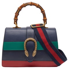 Gucci Multicolor Leather Dionysus Medium Bamboo Top Handle Bag