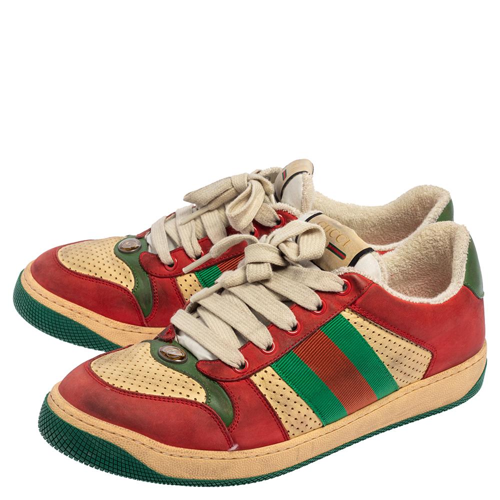 multi color gucci shoes