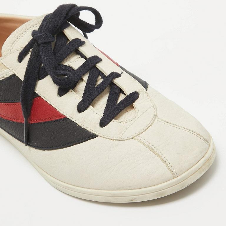 Gucci Multicolor Leather Falacer Sneakers Size 39 2