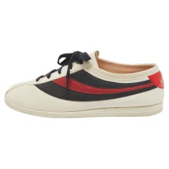 Gucci Multicolor Leather Falacer Sneakers Size 39