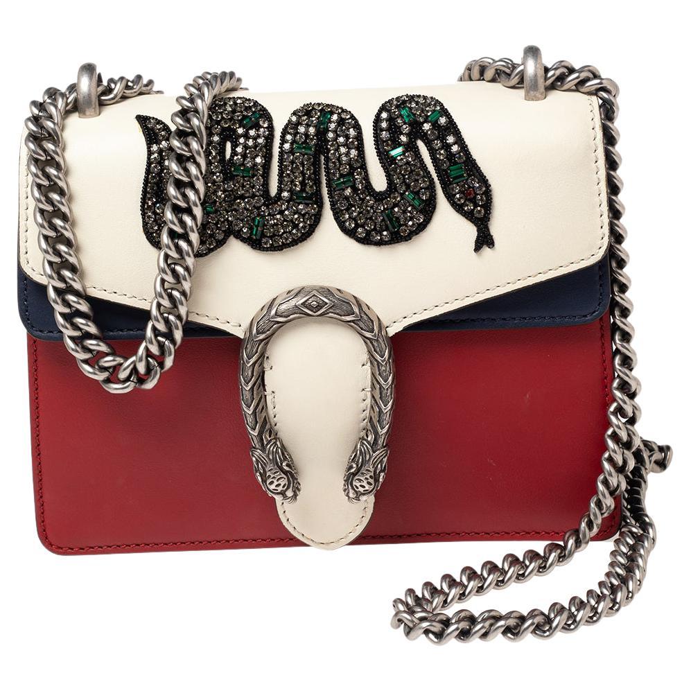 Gucci Multicolor Leather Mini Crystal Snake Embroidered Dionysus Shoulder  Bag at 1stDibs | gucci snake purse, gucci dionysus snake, gucci snake bag
