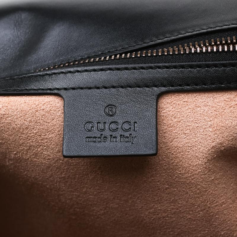 Gucci Multicolor Leather Queen Margaret Bamboo Top Handle Bag In Good Condition In Dubai, Al Qouz 2