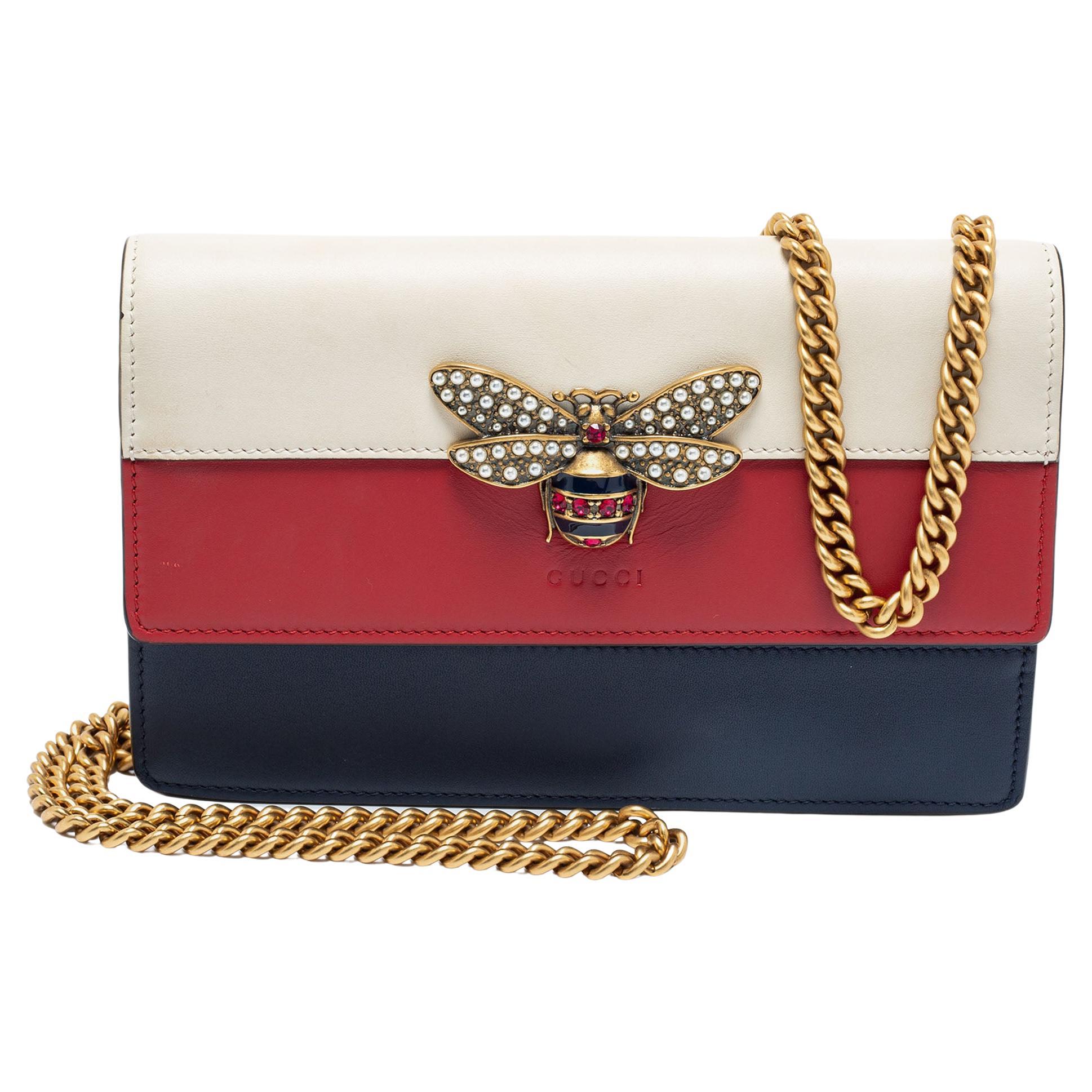 Gucci Multicolor Leather Queen Margaret Shoulder Bag