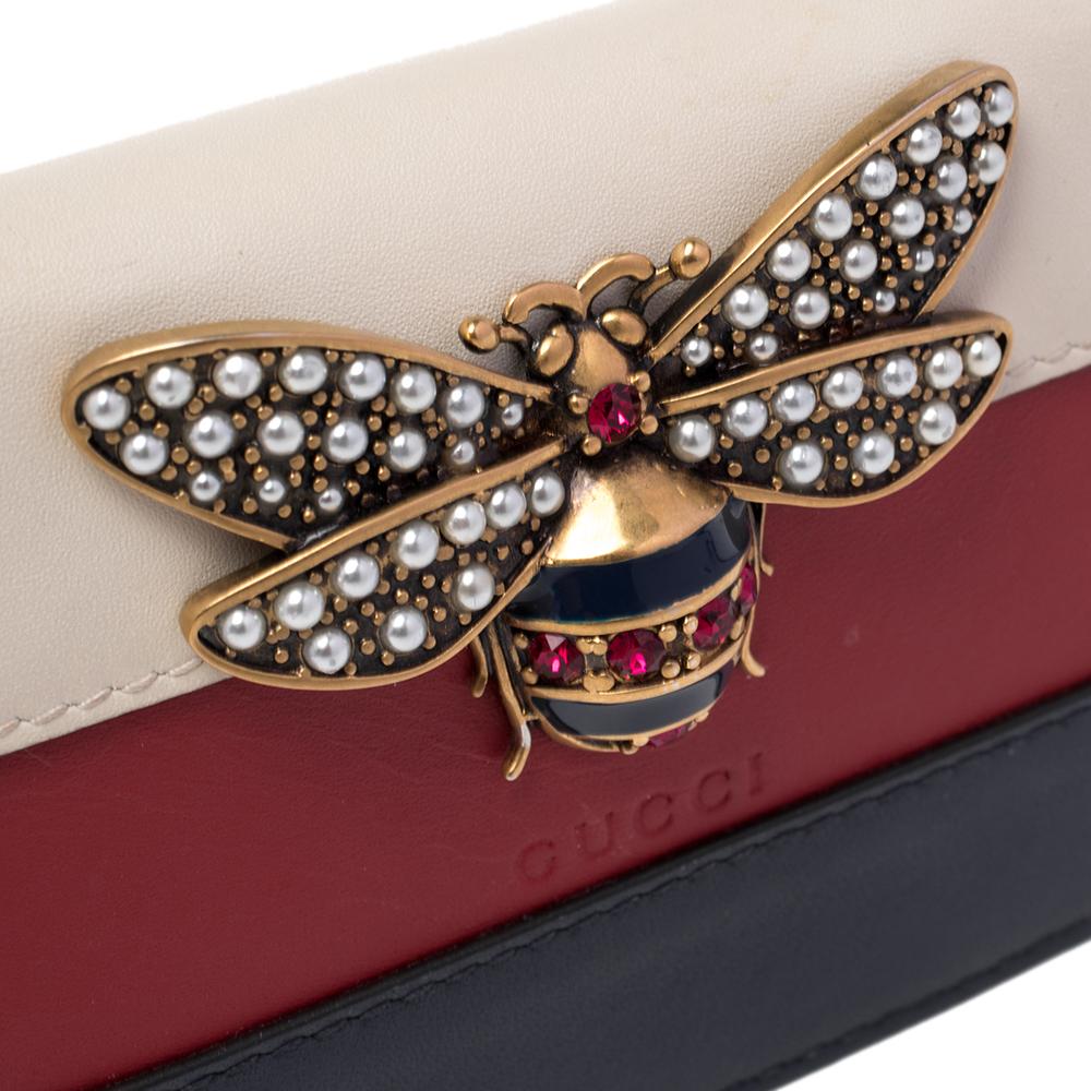Gucci Multicolor Leather Queen Margaret Wallet 3