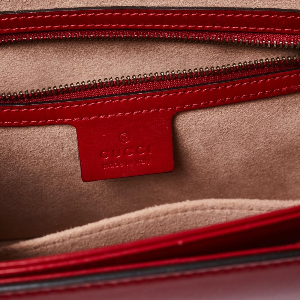 Gucci Multicolor Leder Small Queen Margaret Top Handle Bag 5