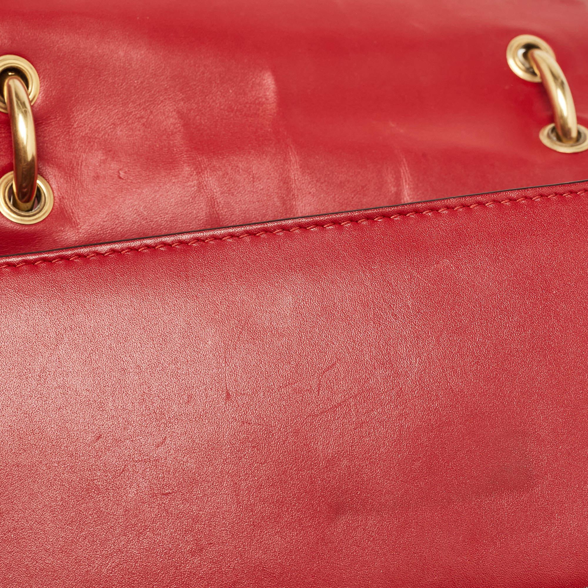 Gucci Mehrfarbige Queen Margaret Top Handle Bag aus Leder im Angebot 11