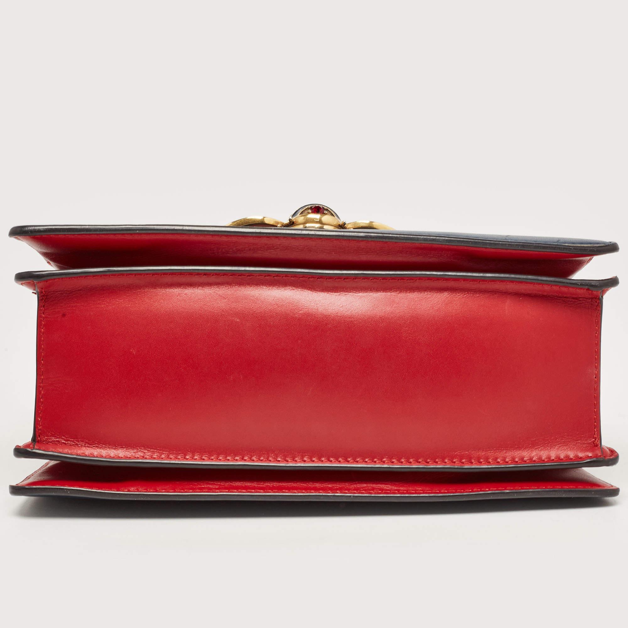 Gucci Multicolor Leather Small Queen Margaret Top Handle Bag 3