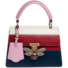 Gucci Multicolor Leather Small Queen Margaret Top Handle Bag