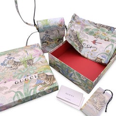 Gucci Multicolor Leather Tiger Horsebit 1955 Mini Crossbody Bag