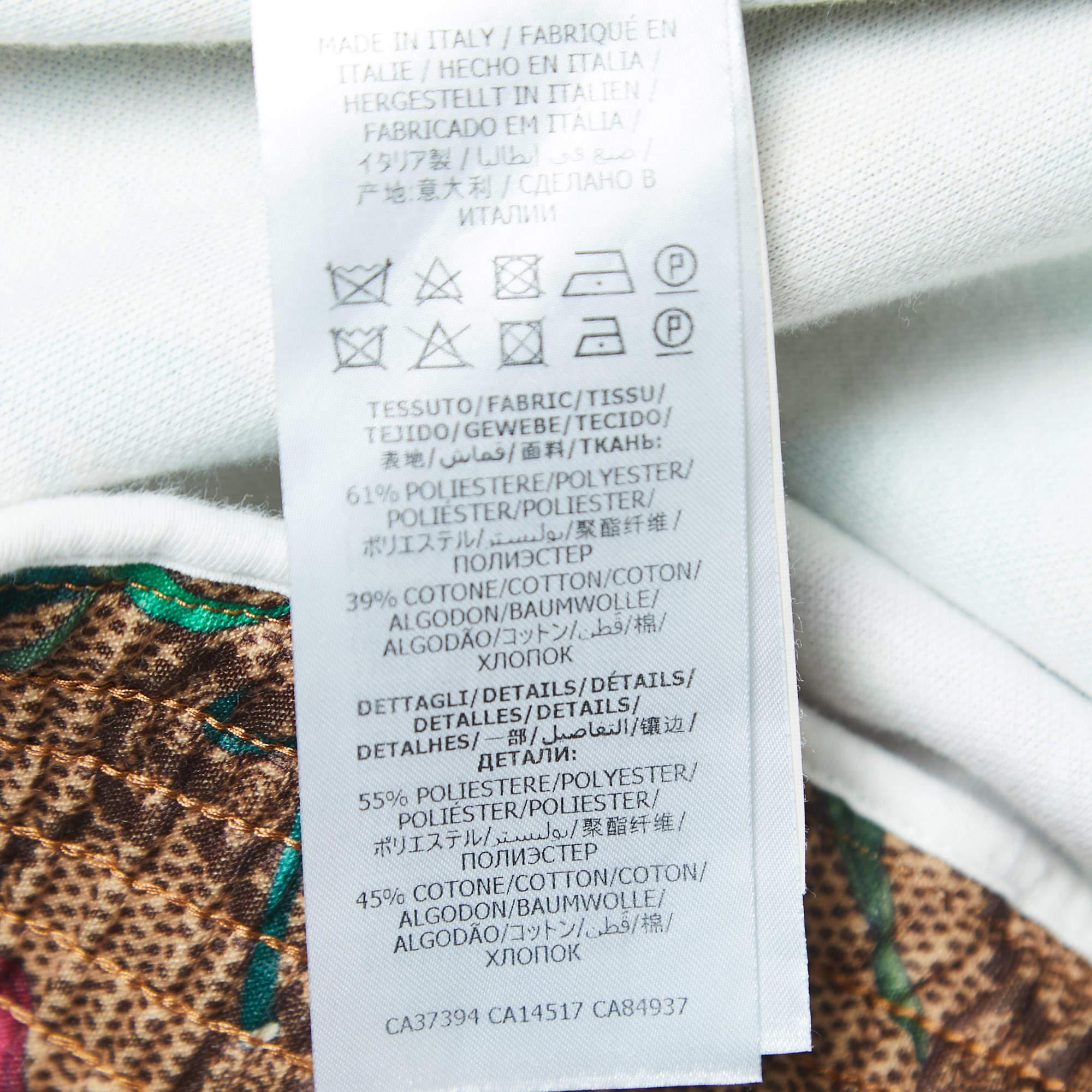 Gucci Multicolor Logo Print Knit Sweatshirt Joggers Set XS For Sale 2