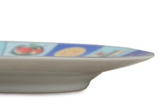 Plat à dessert Gucci en porcelaine multicolore