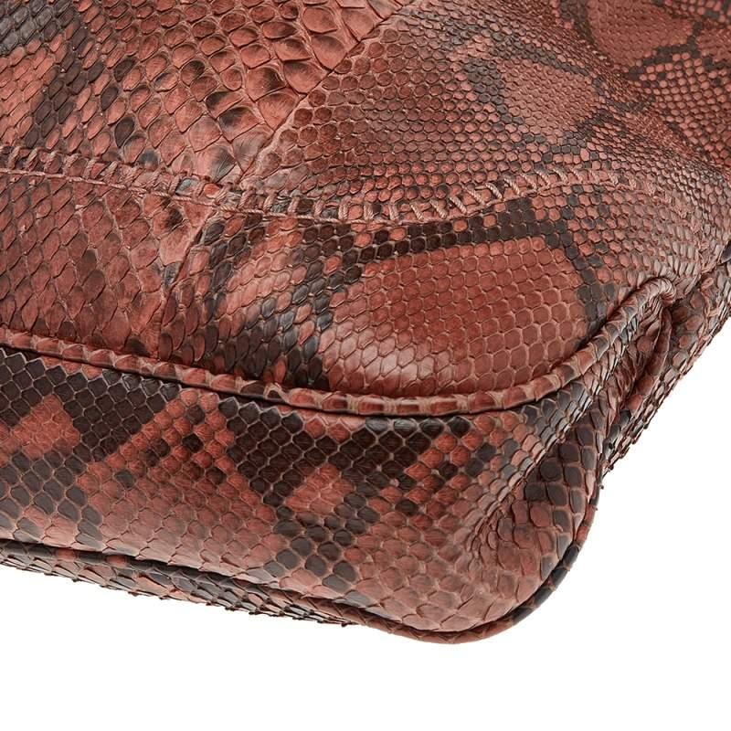 Women's Gucci Multicolor Python and Leather Medium Jackie Hobo