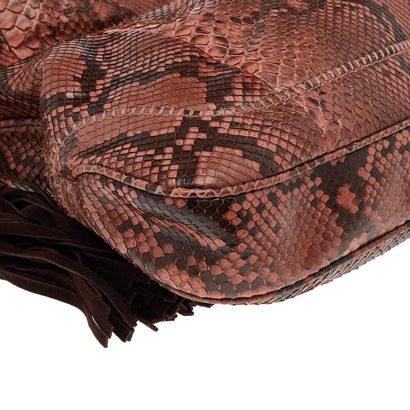 Gucci Multicolor Python and Leather Medium Jackie Hobo 1