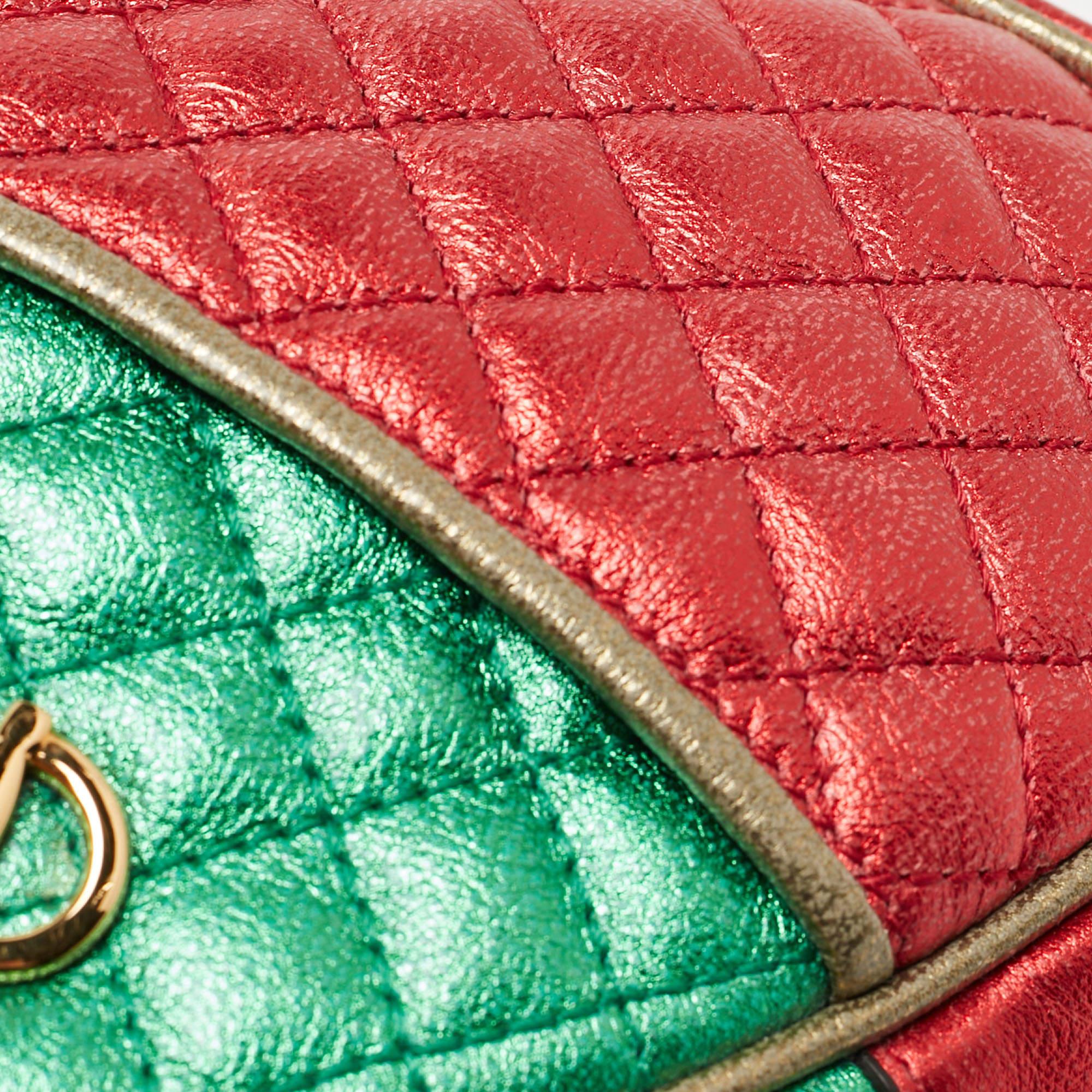 Gucci Multicolor Quilted Leather Mini Trapuntata Crossbody Bag 1