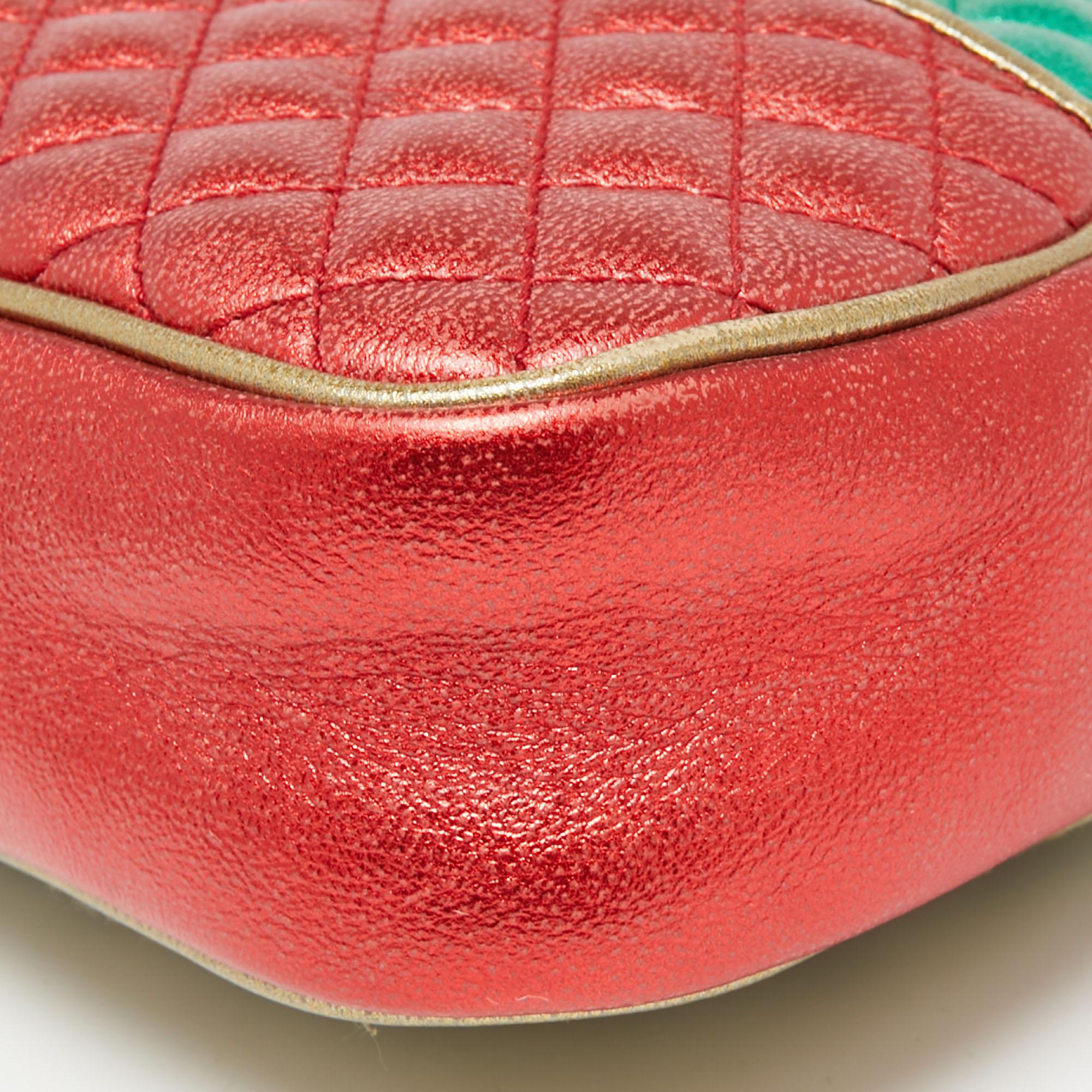 Gucci Multicolor Quilted Leather Mini Trapuntata Crossbody Bag 1