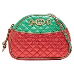 Gucci Multicolor Quilted Leather Mini Trapuntata Crossbody Bag