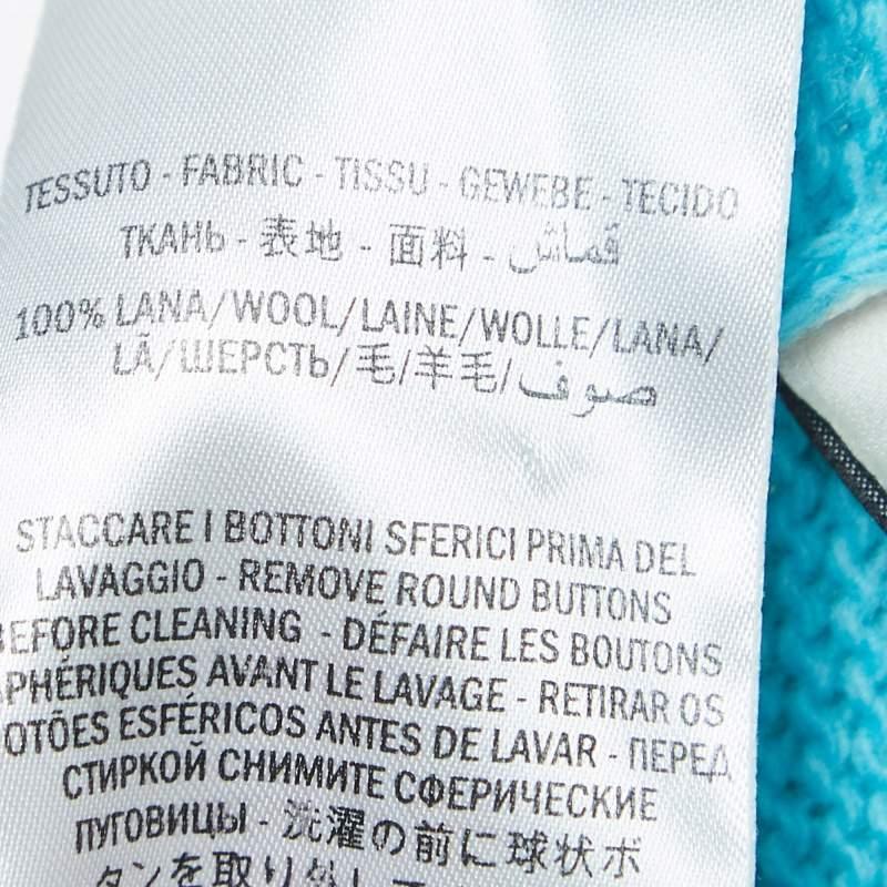 Mehrfarbiger Wollpullover mit Kaninchen-Intarsien von Gucci S im Angebot 4