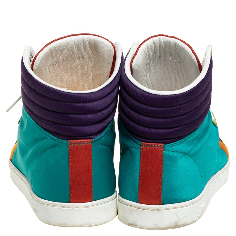 gucci multicolor high top sneakers