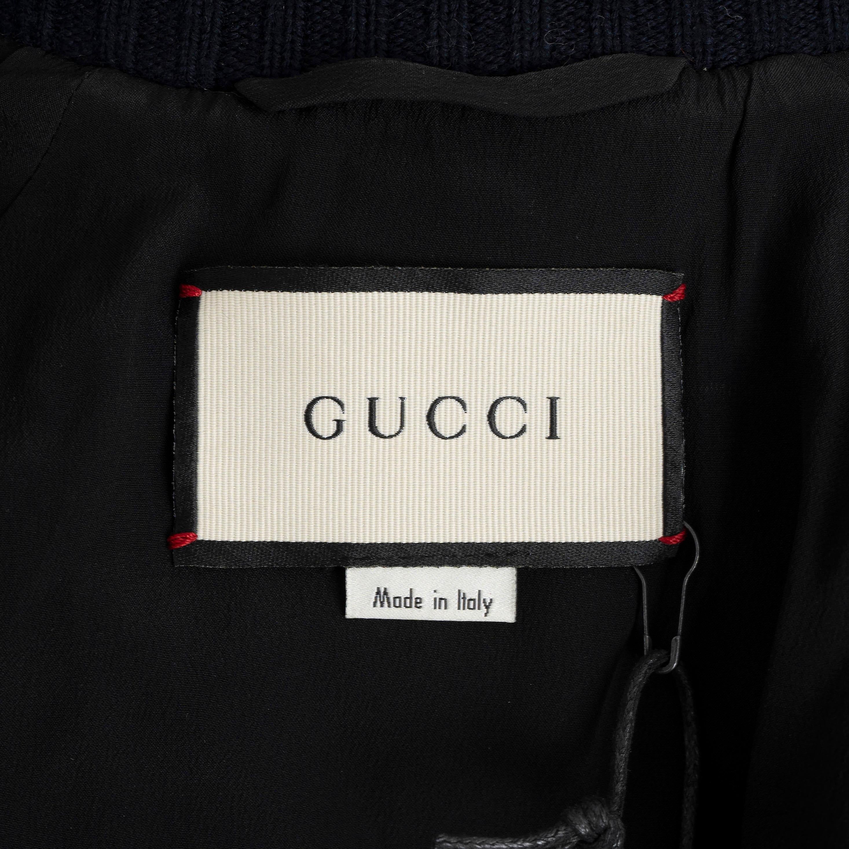 Gucci in seta multicolore 2017 HOLLYWOOD FLORA CAT BOMBER Giacca 40 S in vendita 2