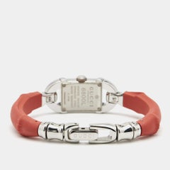 Reloj de pulsera para mujer Gucci 6800L de acero inoxidable engomado multicolor 16mm