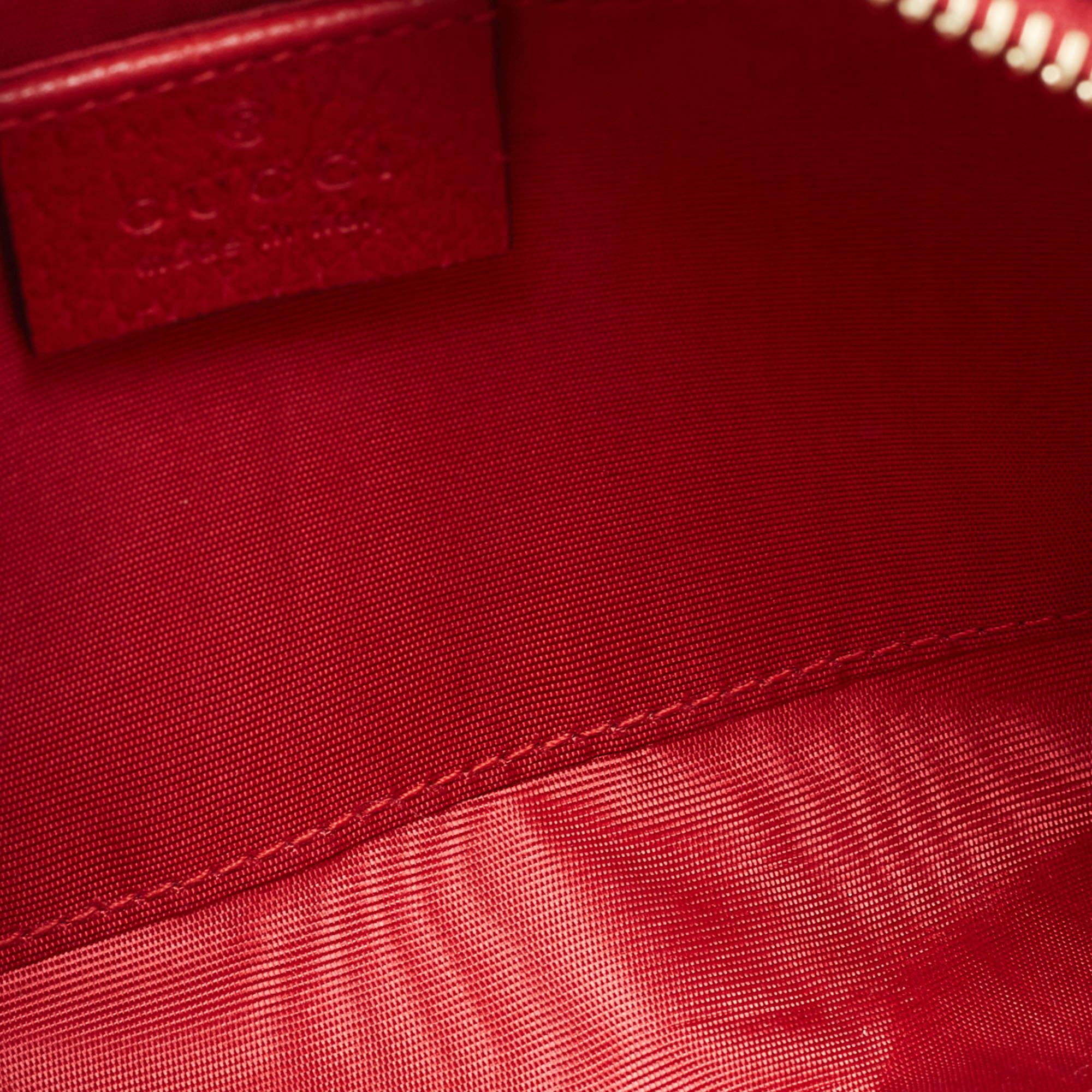 Gucci Multicolor Stripe Canvas and Leather Mini Sylvie Ophidia Crossbody Bag 5