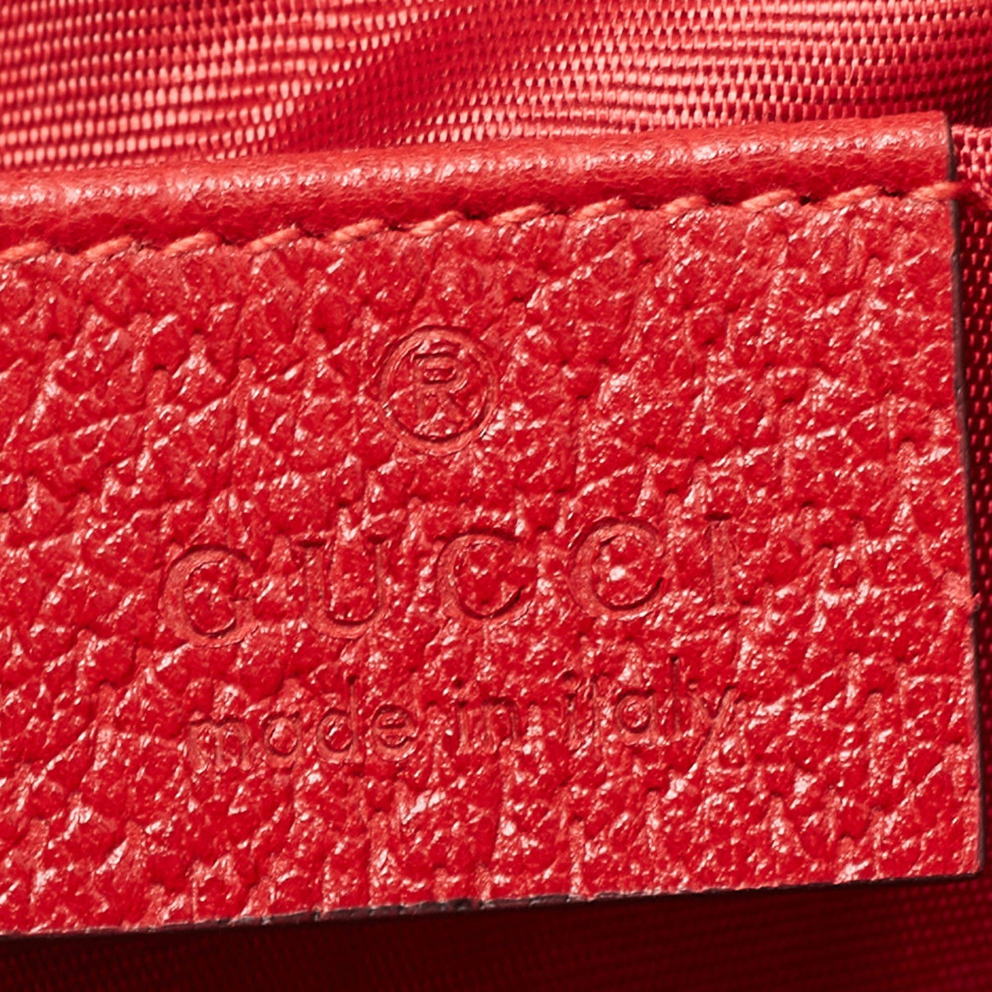 Gucci Multicolor Stripe Canvas and Leather Mini Sylvie Ophidia Crossbody Bag 4