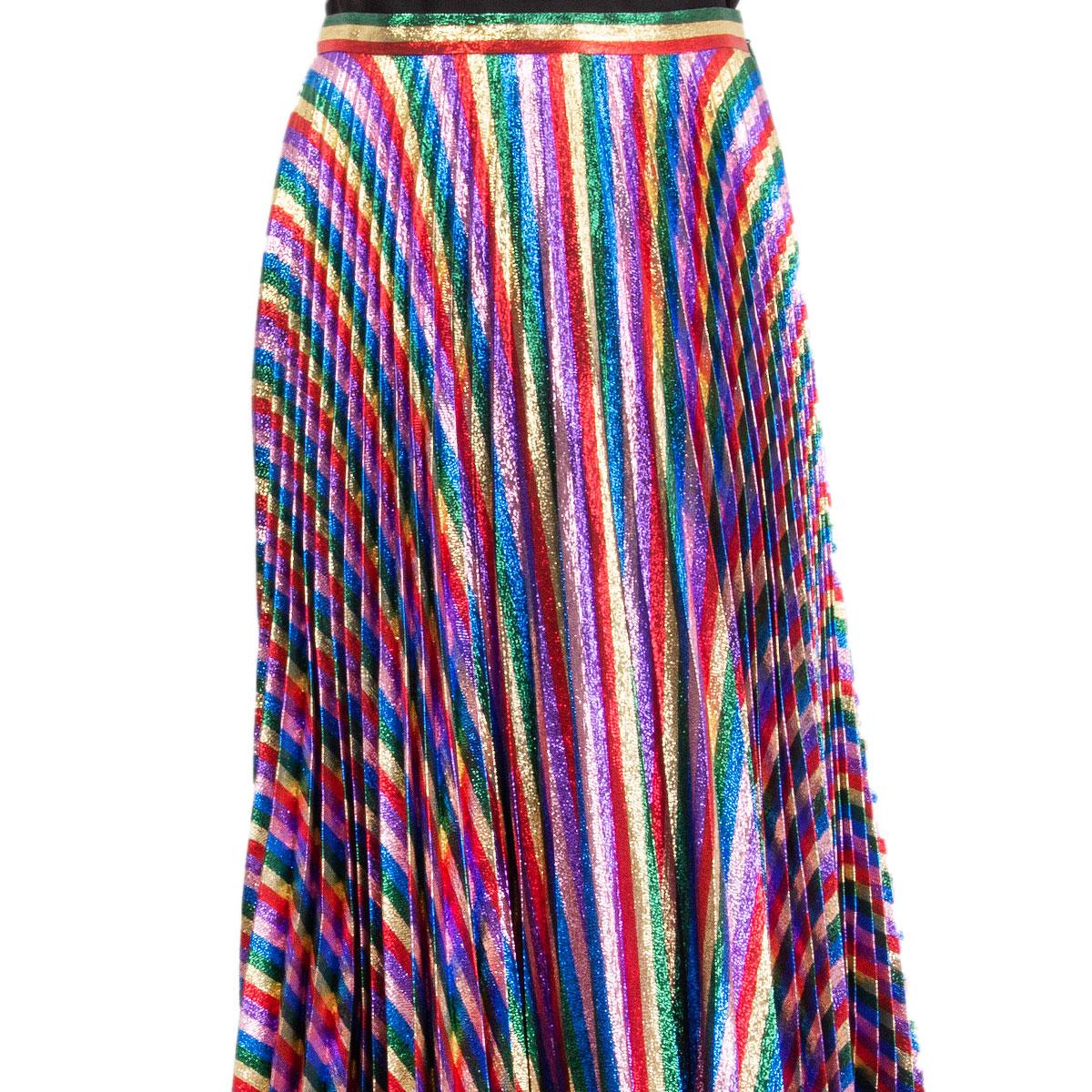 gucci striped skirt