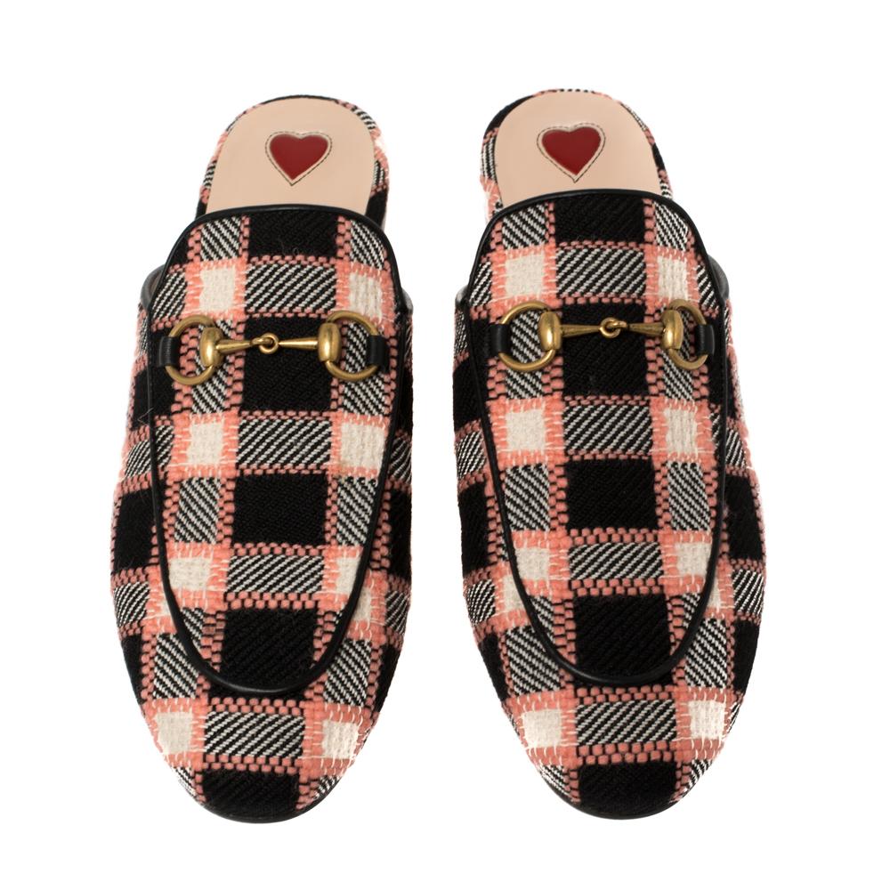 Gucci tweed mules top