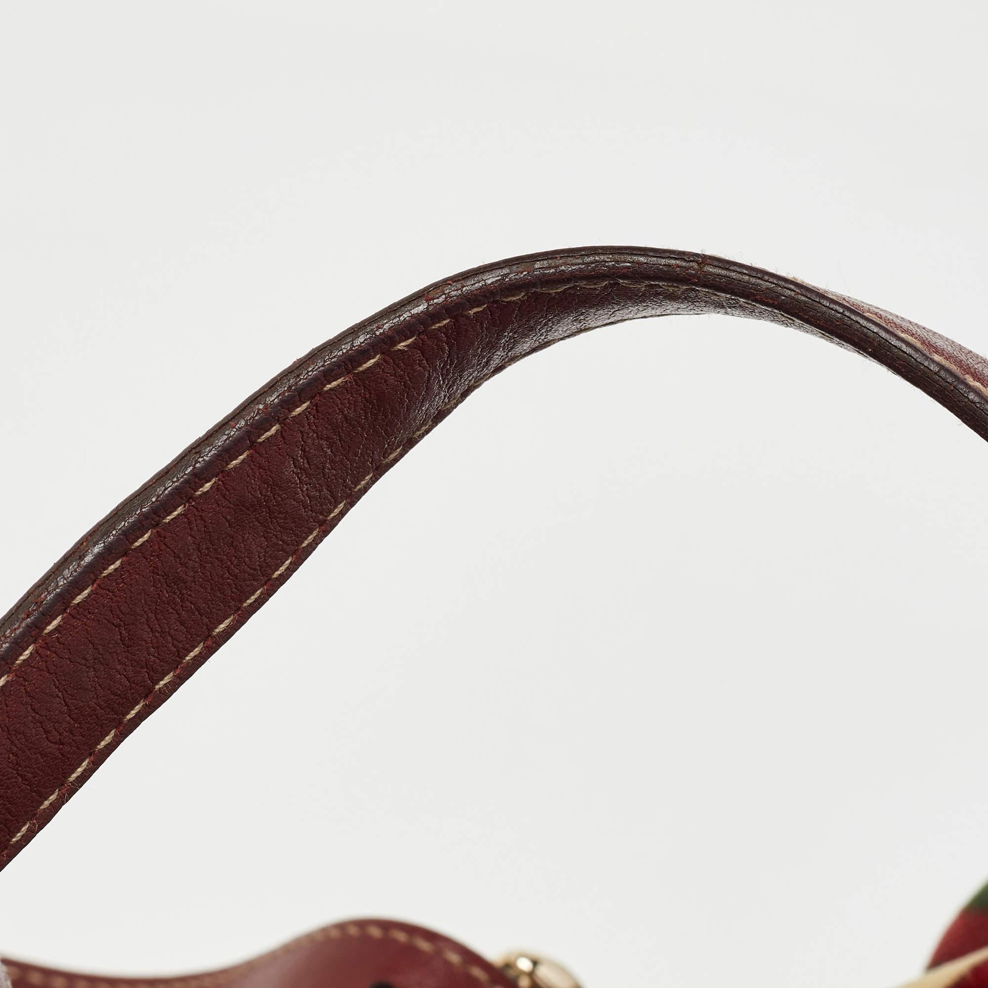 Gucci Multicolor Velvet and Leather Medium 85th Anniversary Boston Bag For Sale 10